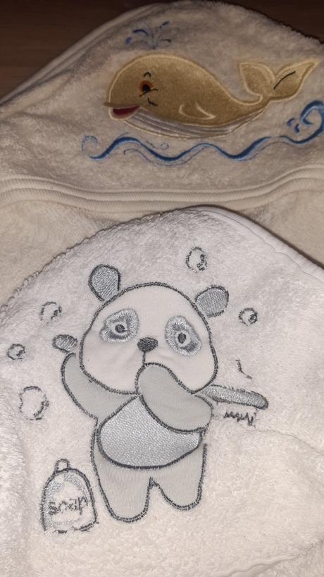 2 x osuška pre bábätka, 