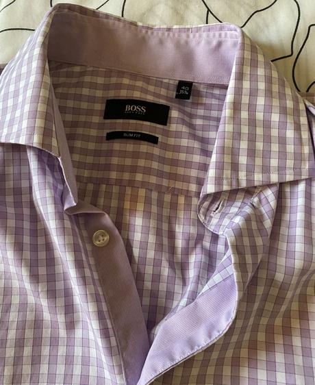 Bavlnená košeľa hugo boss slim fit v. 40, hugo boss,40