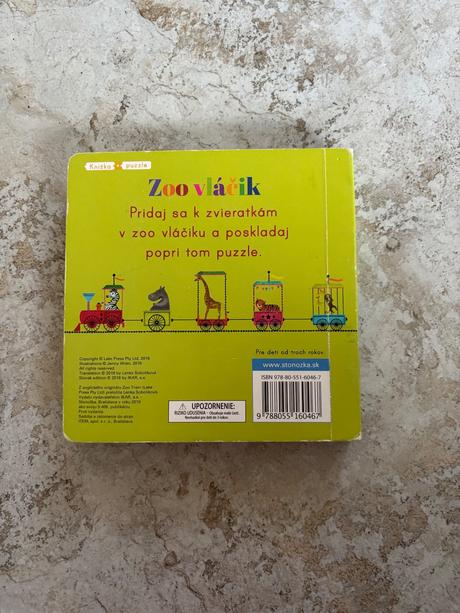 Kniha pre deti zoo vlacik, 