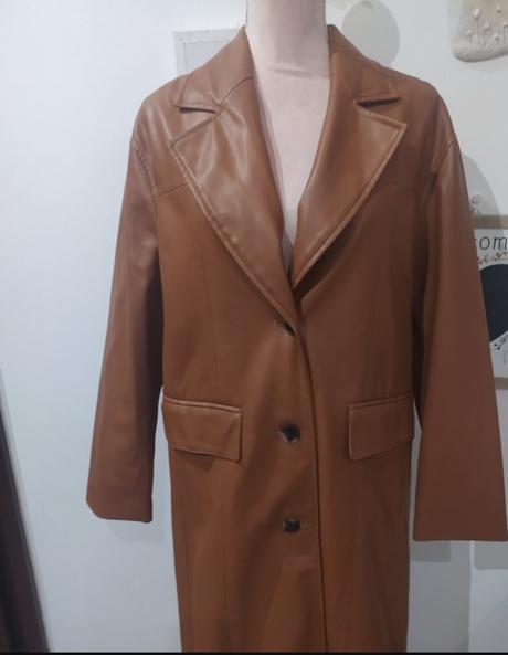 Koženkovy kabat, bershka,m