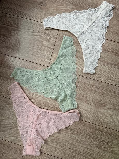 3x čipkované nohavičky, f&f,l