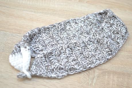 Detský pletený šál, 