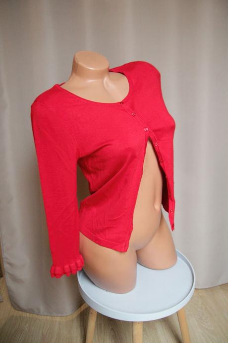 Sveter na gombíky s volánom orsay xs, orsay,xs