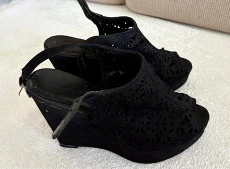 Sandále na opätku, deichmann,36