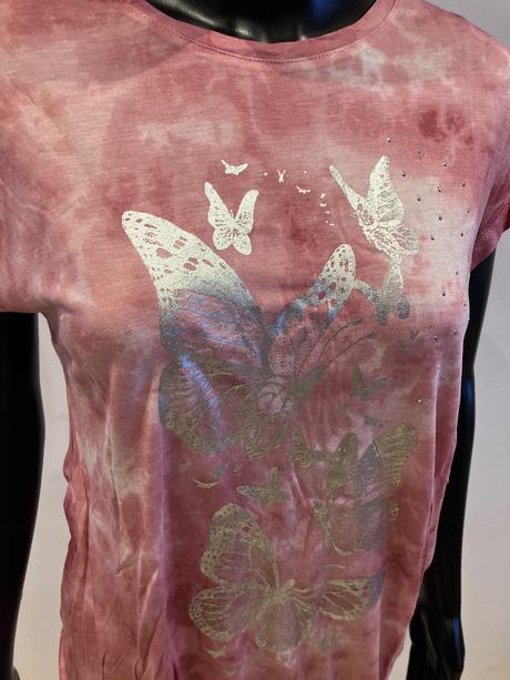 Dámske tričko s motýľmi laura scott (36), s