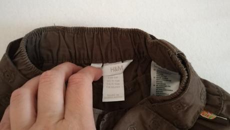 Čokoládové šortky, h&m,68