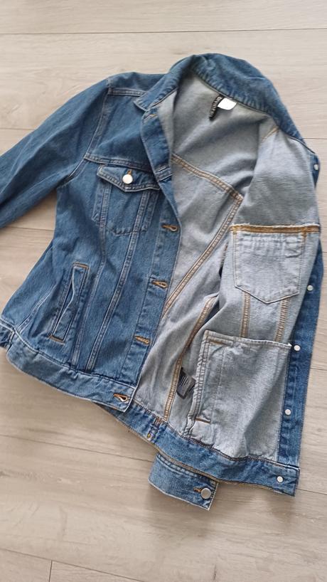 Riflová bunda s / h&m, h&m,s