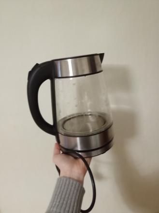 Botti electric rýchlovarná sklená kanvica so svete, 