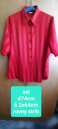 Elegantna červena bluzka, xxl