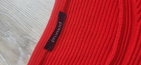 Červený crop top, promod,s