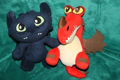 2 draci z ako vycvicit draka  30 cm, 