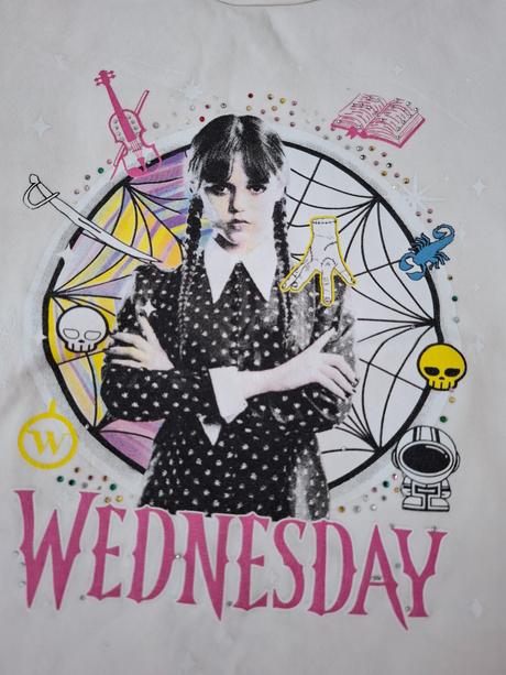 Tričko wednesday veľ. 134/140/146, 146