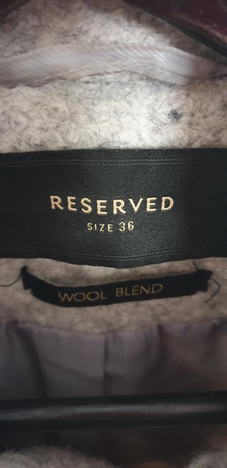 Vlneny kabát, reserved,36