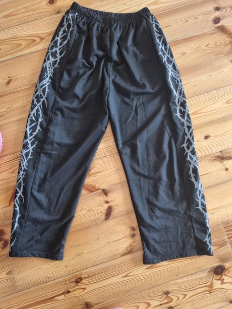 Nohavice teplakove široké top stav, s