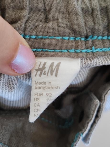 Nohavice h&m, h&m,92