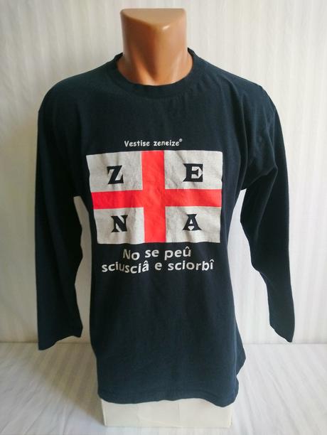 Pánske tmavo modré tričko s motívom, b&c, m