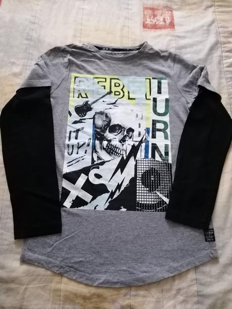 Chlapčenské tričko s dlhým rukávom 158 cm, f&f,158