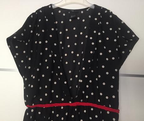 Bodkované šaty, h&m,l