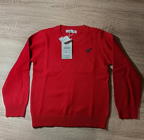Červený detský sveter, sinsay,116