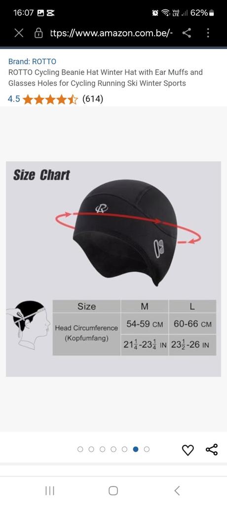 Cyklistická čiapka rotto, l