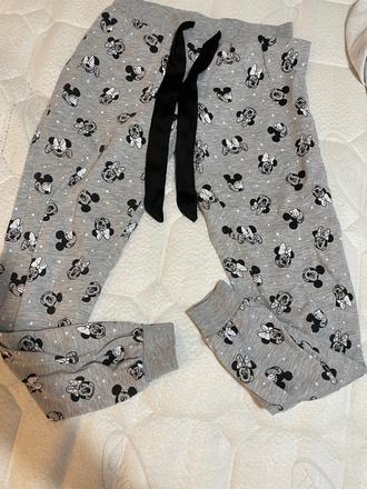 Mickey mouse/minnie nohavice na spanie, disney,xs