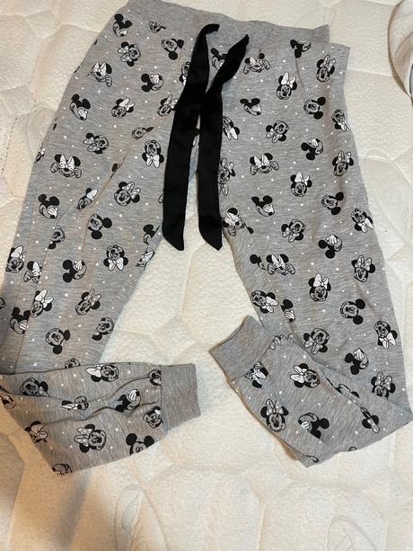 Mickey mouse/minnie nohavice na spanie, disney,xs