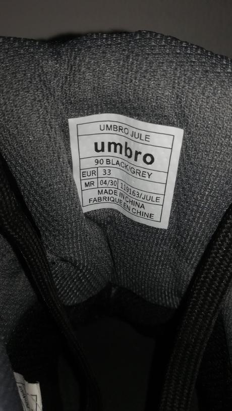 Chlapcenske cizmy, umbro,33