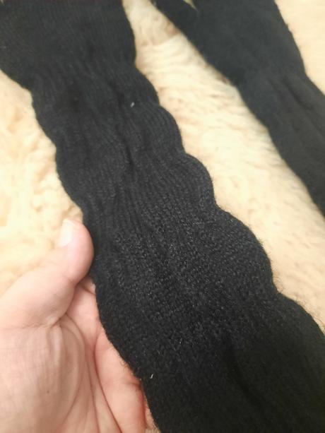 Pletené dlhé rukavice, m