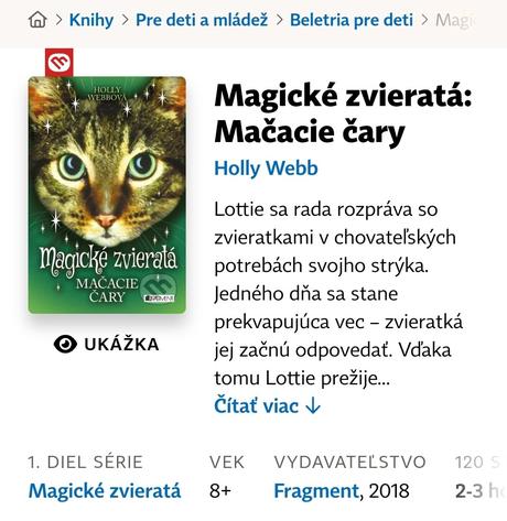 Magické zvieratá - mačacie čary,