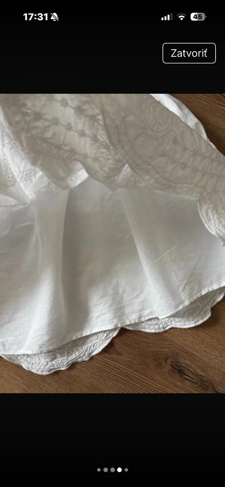Vyšívaná sukňa zara, zara,m
