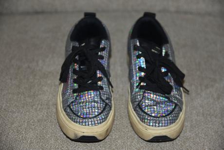 Strieborné tenisky zara, zara,34