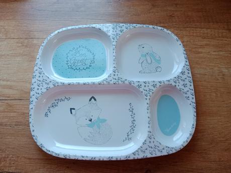 Delený melamínový tanierik,