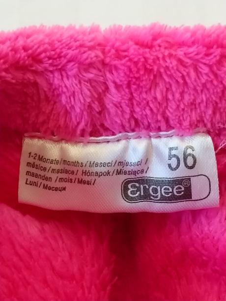 Ružová fleesová súprava, ergee, ergee,56