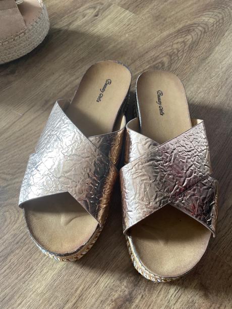 Metalické šľapky, 40