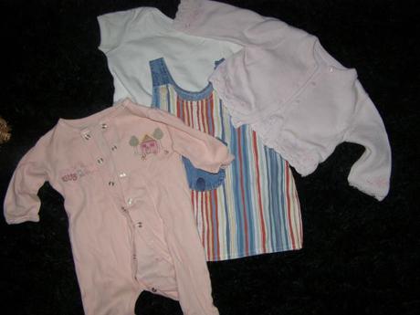 5 kusov oblečenia pre dievčatko, 68–80