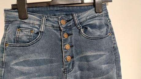 Rifle elastické na gombíky, xs