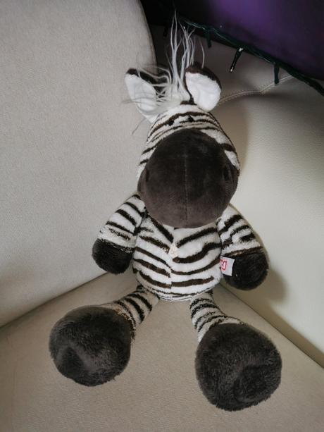 Safari plyšová zebra, žirafa, kôň, 