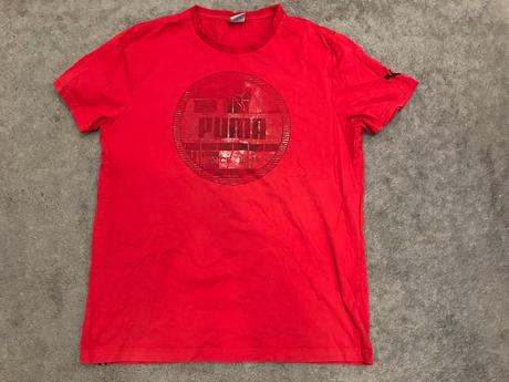 Pánske červené tričko puma, puma,xl