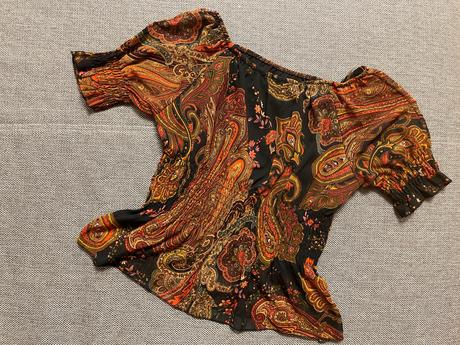 Čierno-červený top / blúzka m (s), m