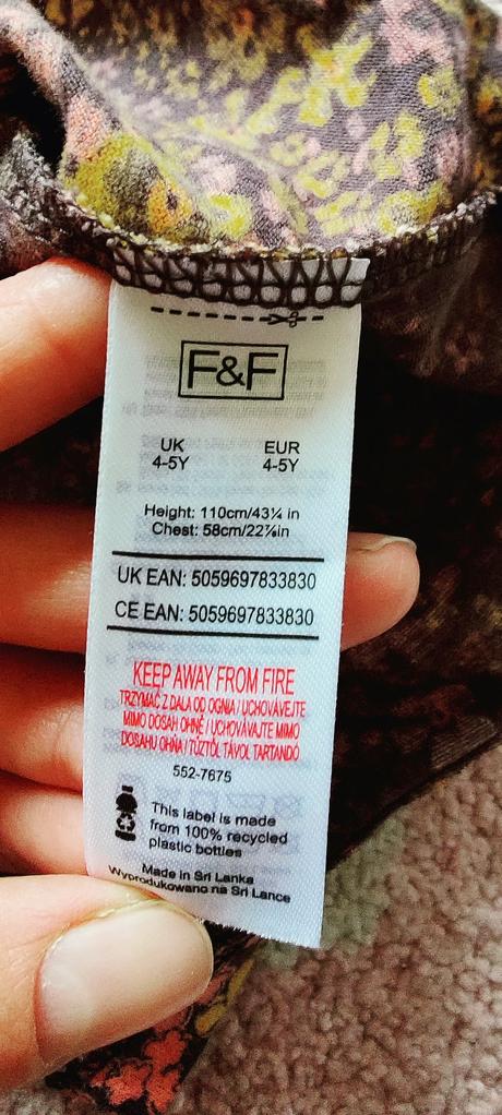 Kvetinkove saty 110, f&f,110