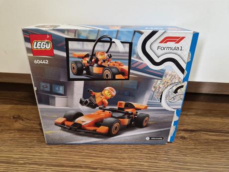 Lego jazdec f1s pretekárskym autom mclaren, 