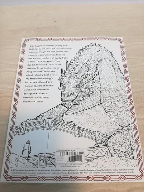 The hobbit colouring book movie trilogy nsp21, 