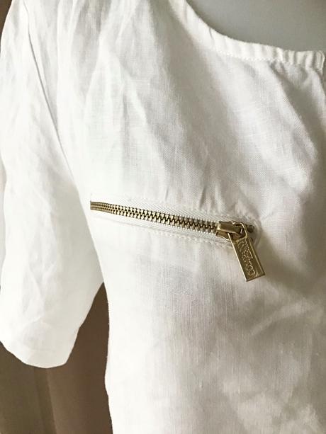 Krasna ľaňová blúza /62, 44