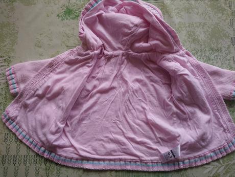 Dievčenský ružový sveter s kapucňou, george, george,62