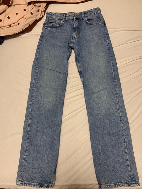 Zara jeans rovny strih, zara,36