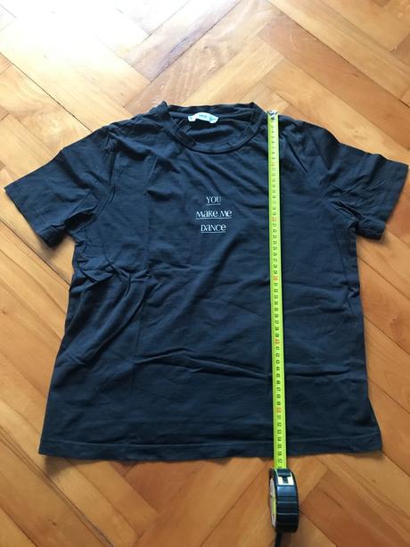 Čierne tričko mango, mango,s