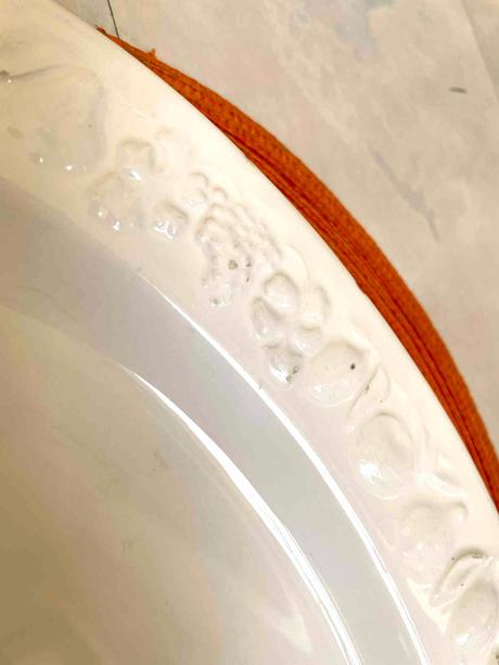 Starožitná keramická misa, 