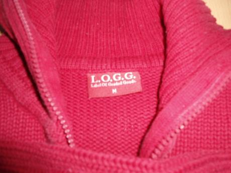 Cerveny sveter, h&m,m