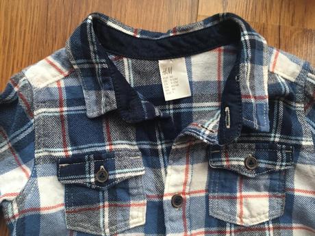 Flanelova košela, h&m,80