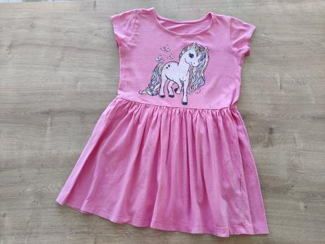 Šaty/tunika s krásnym jednorožcom, 116